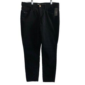 NWT -Mossino Women's High-Rise Skinny Jeans - Black Size 12